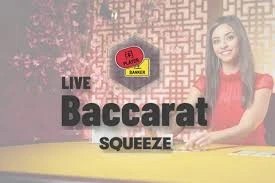Baccarat Squeeze casino game by Evolution – featured logo at Lex Casino