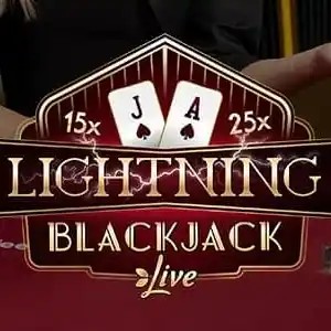 Lightning Blackjack slot visual from Evolution available on lexcasino-pt.com