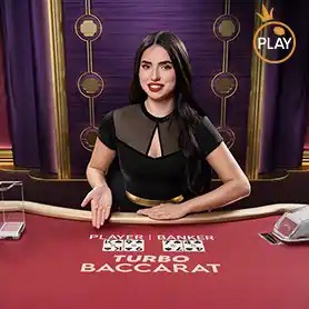 Official Live Dealer logo: Turbo Baccarat by Pragmatic Play at Lex Casino