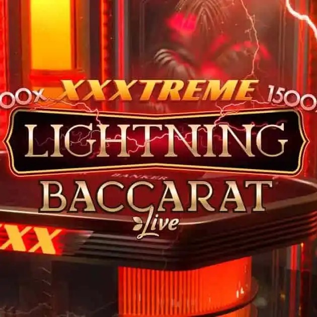 XXXtreme Lightning Baccarat slot visual from Evolution available on lexcasino-pt.com